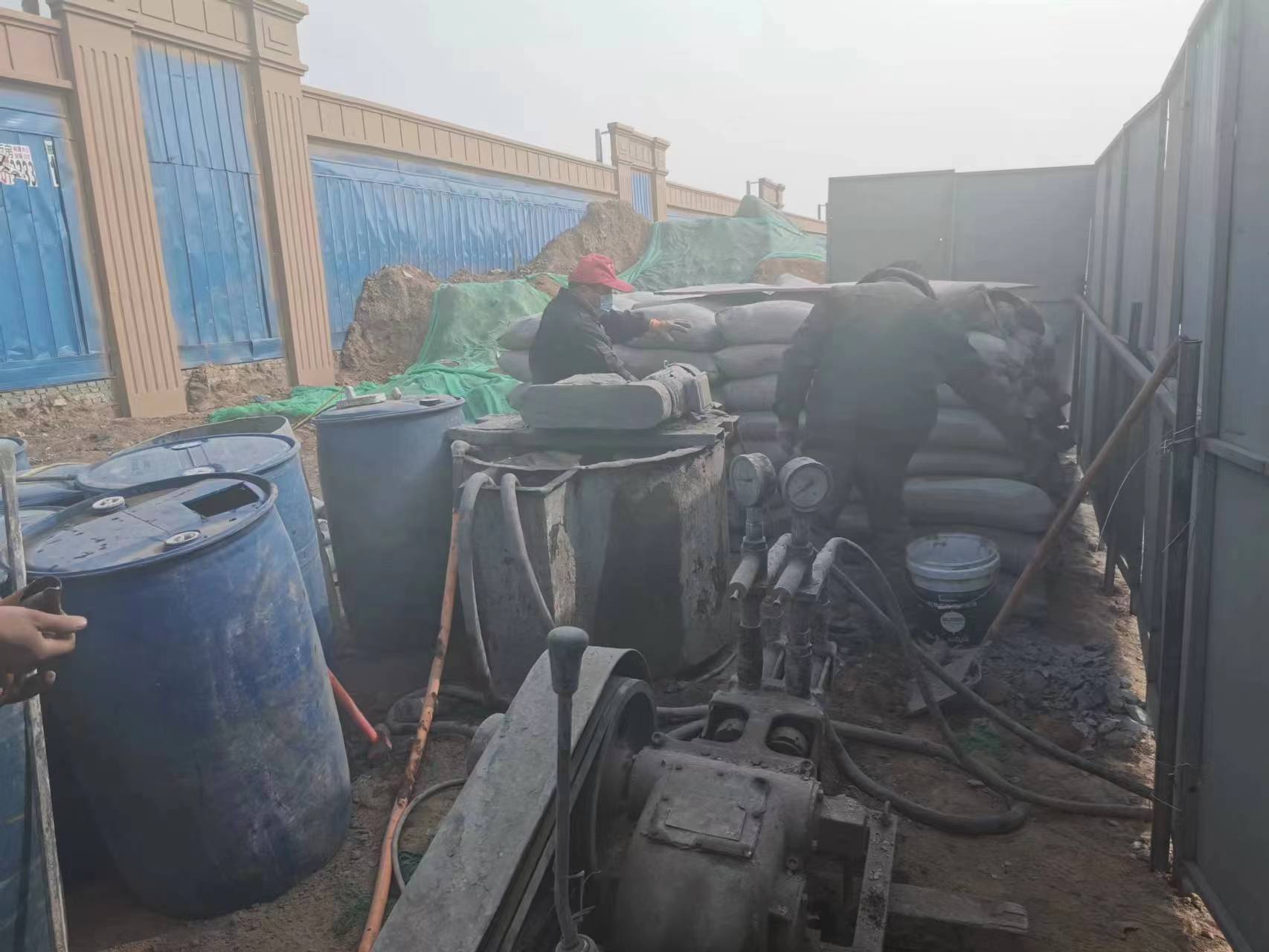 新民房屋下沉注浆